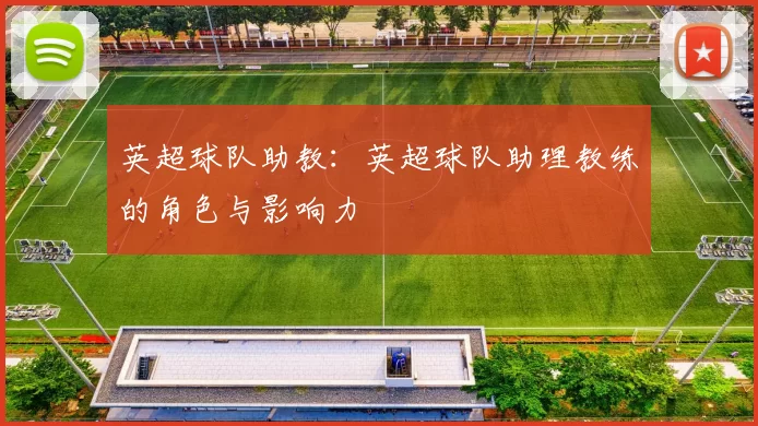 英超球队助教：英超球队助理教练的角色与影响力